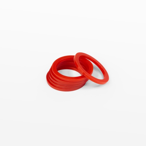 [PFS070-RED] Set of 6 Hookey Rings (Red)