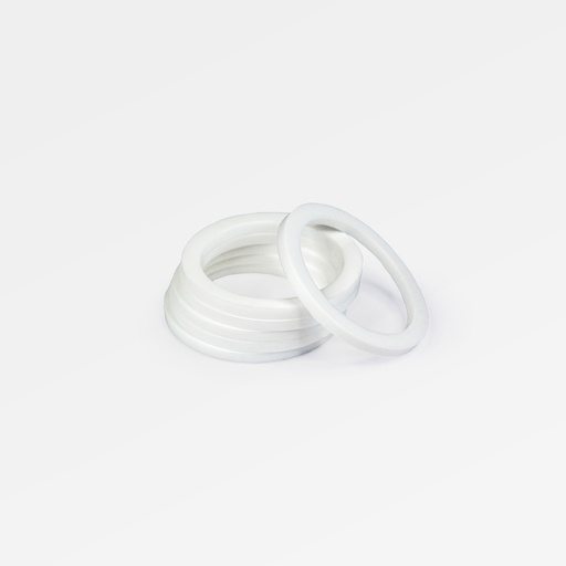 [PFS070-WHI] Set of 6 Hookey Rings (White)
